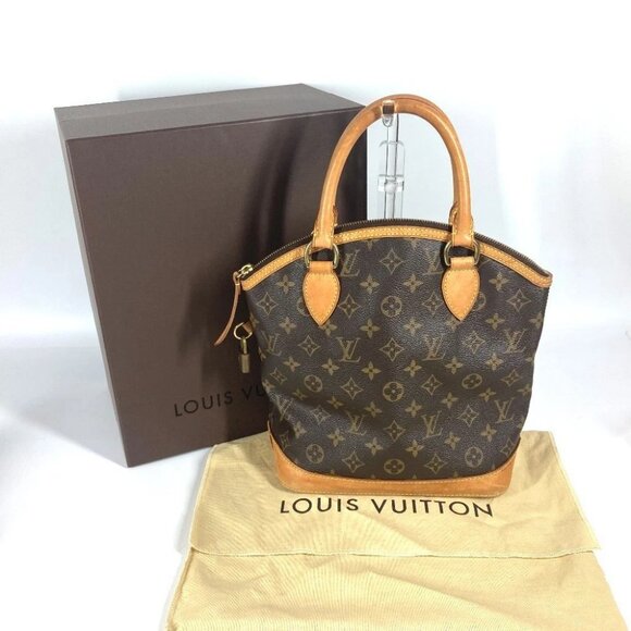 LOUIS VUITTON M40102 Monogram Lockit Hand Bag MonogramCanvas Brown - Picture 1 of 14